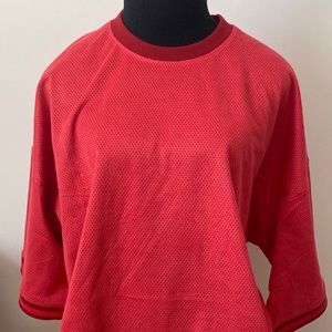 TNA mesh oversized tee